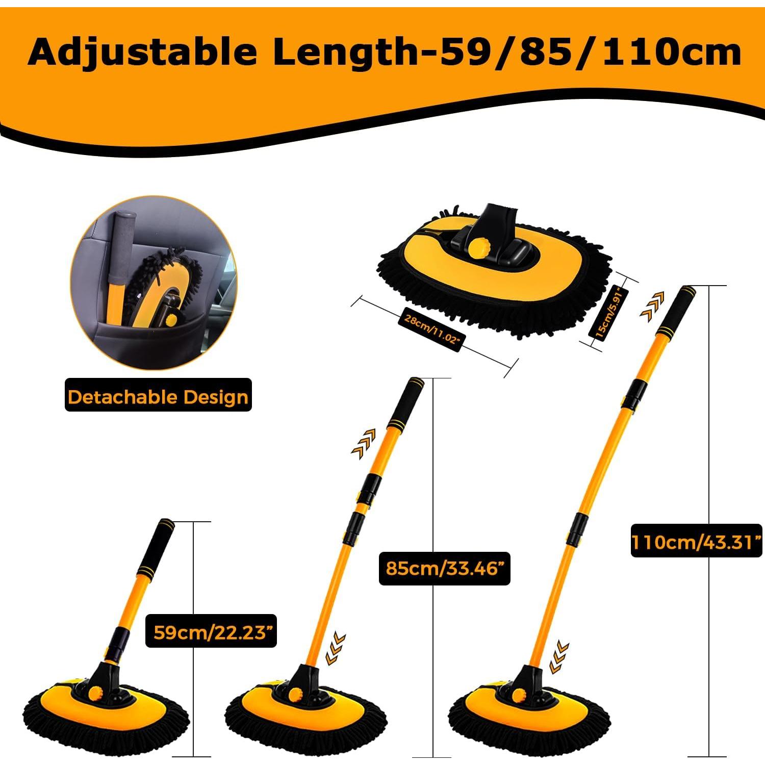 Cepillo de Lavado de Autos WillingHeart 109 cm Curvado 15°