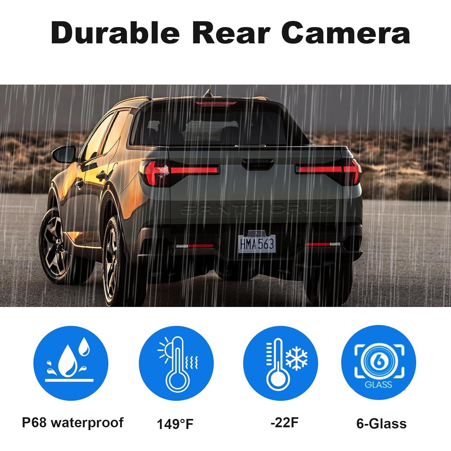 Cámara de Respaldo Inalámbrica AMTIFO A6 5" HD 1080P