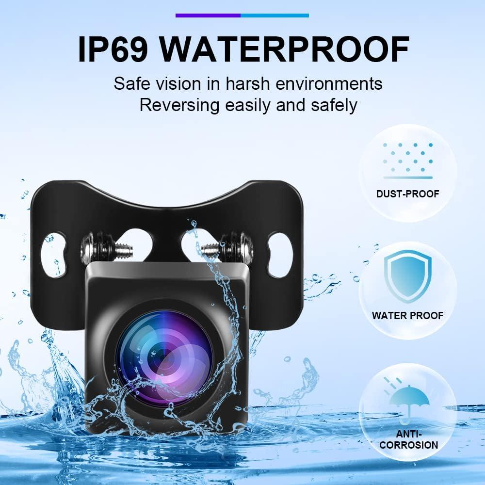 Cámara de Respaldo Podofo HD Impermeable 1920x1080p