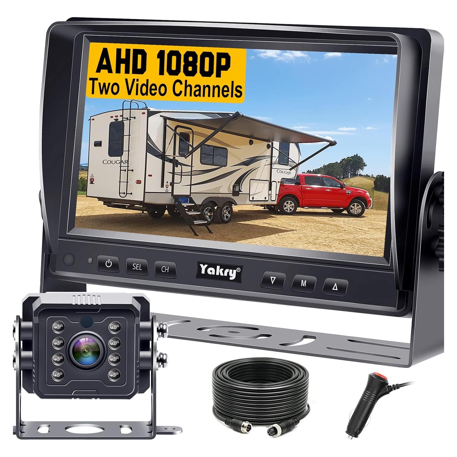 Cámara de Respaldo Yakry Y14 7" HD 1080P Visión Nocturna