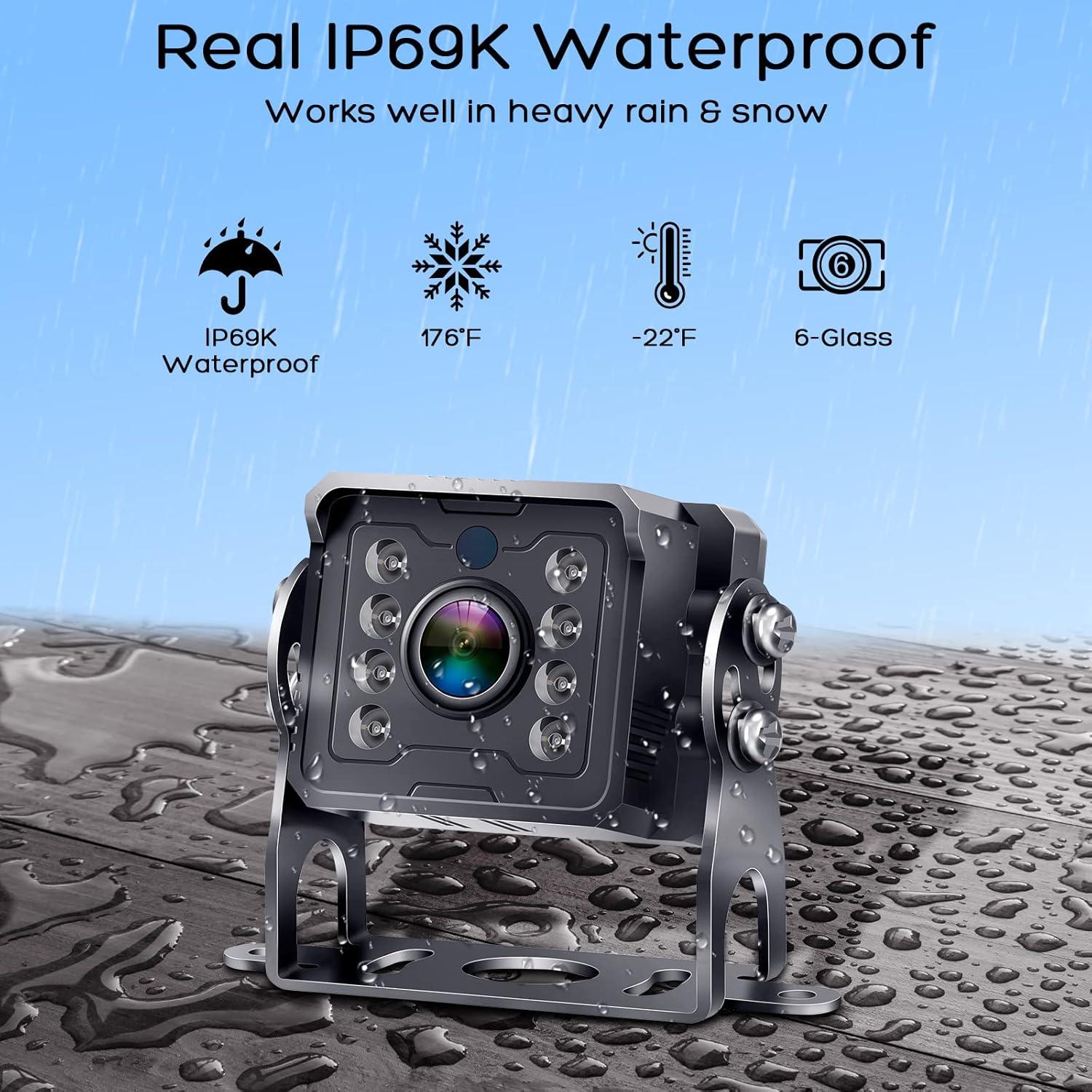 Cámara de Respaldo Yakry Y14 7" HD 1080P Visión Nocturna