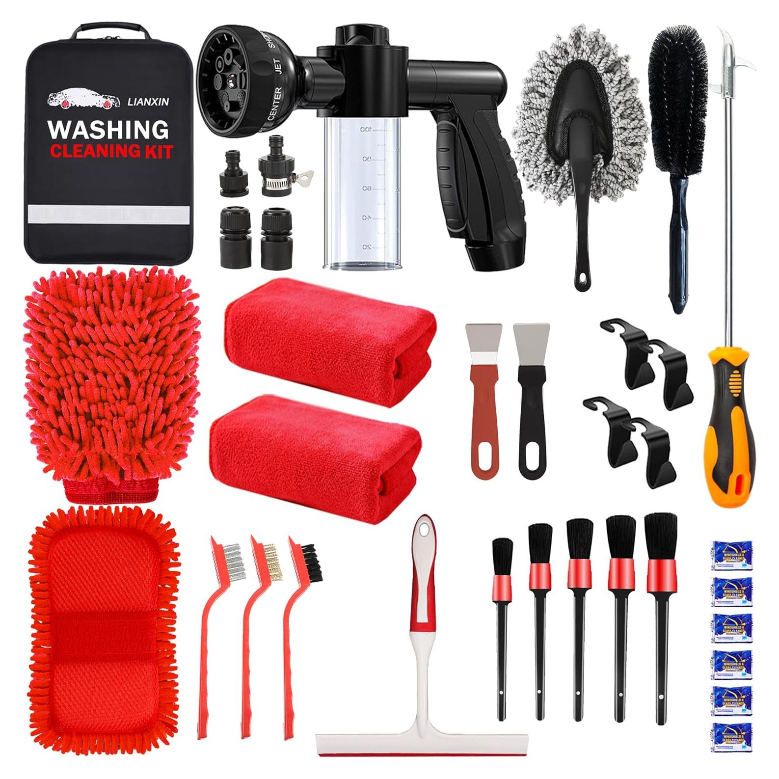 Kit de Lavado de Autos LIANXIN QJB-30 con Pistola de Espuma