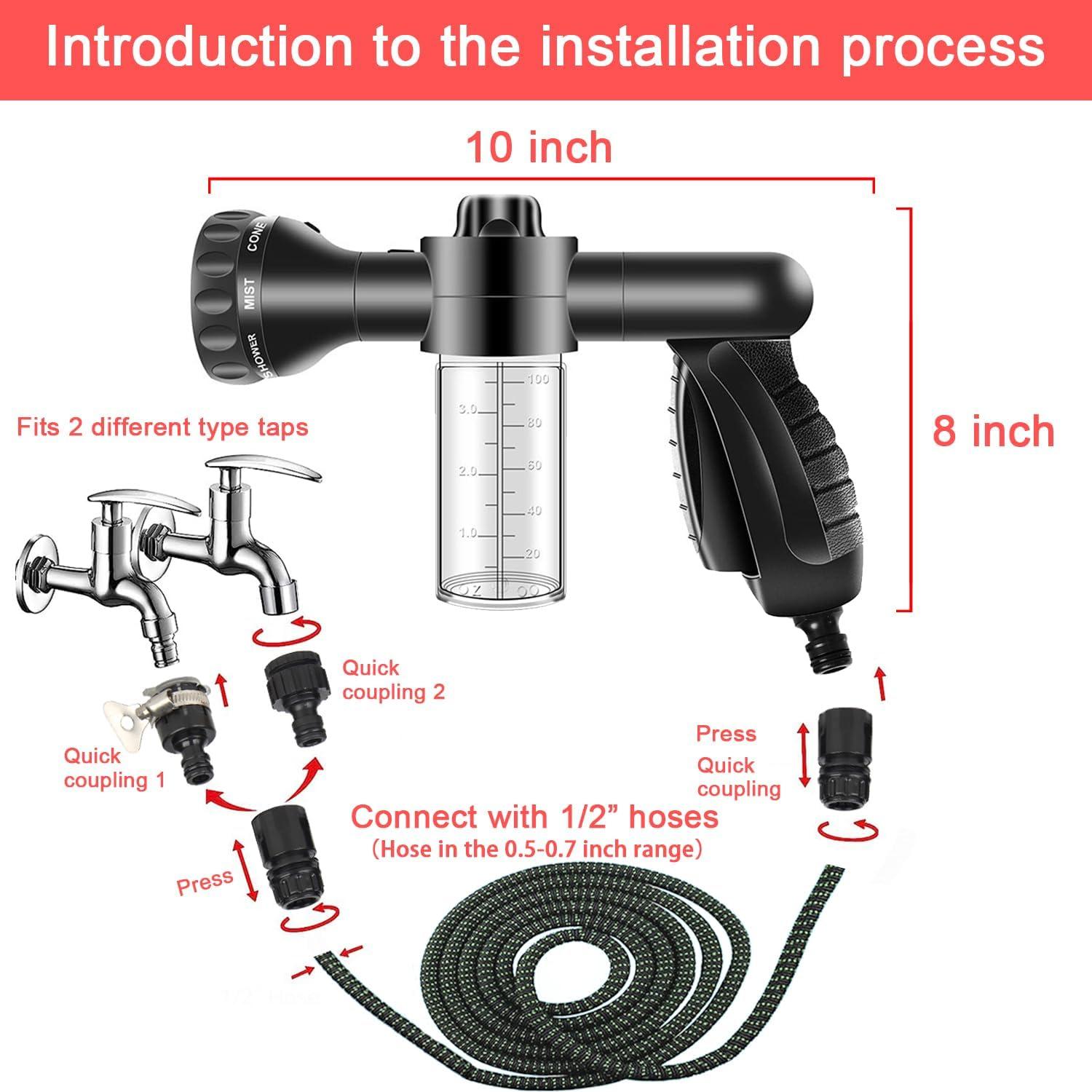 Kit de Lavado de Autos LIANXIN QJB-30 con Pistola de Espuma