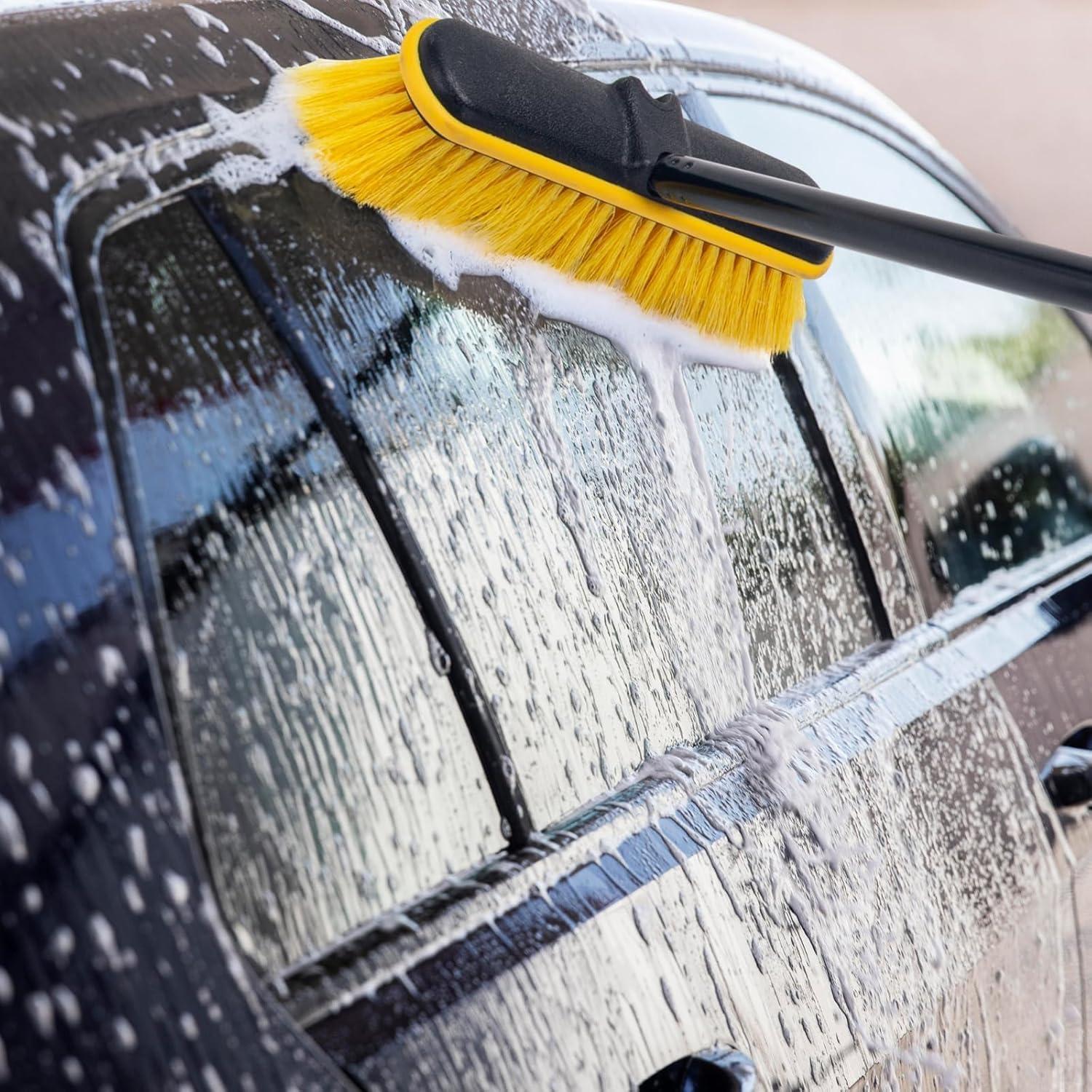 Cepillo de Lavado de Autos KeFanta con Mango Largo 139.7 cm
