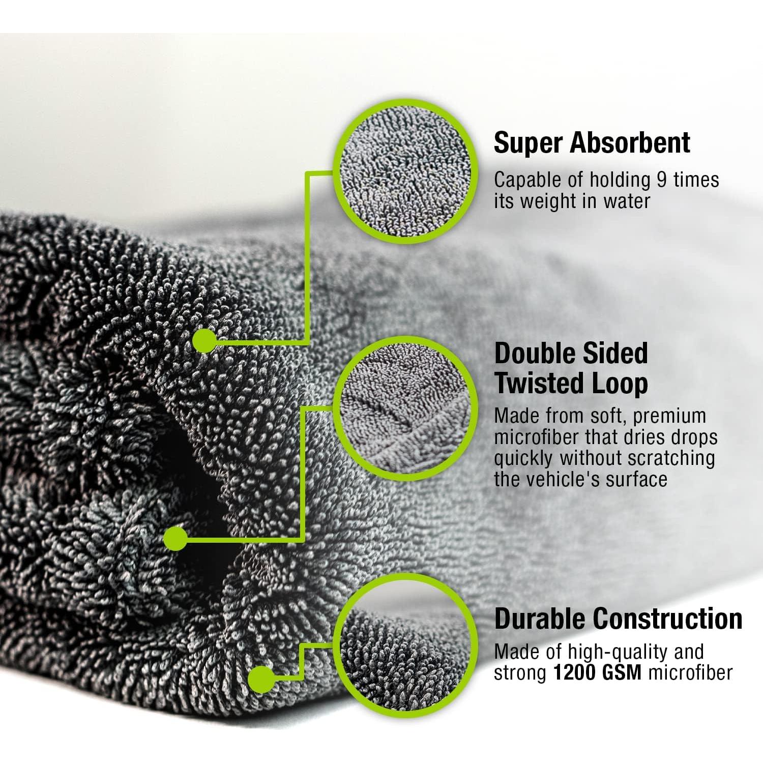 Toalla de Secado ExoForma Mega 61x91 cm Microfibra 1200 GSM