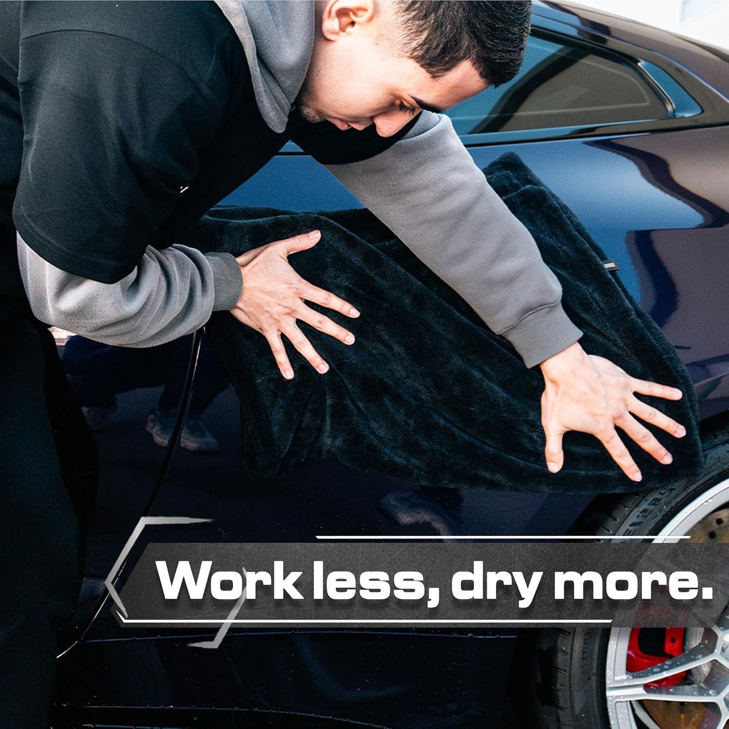 Toalla de Secado Blackline 0.91m x 0.61m 1300 GSM Microfibra