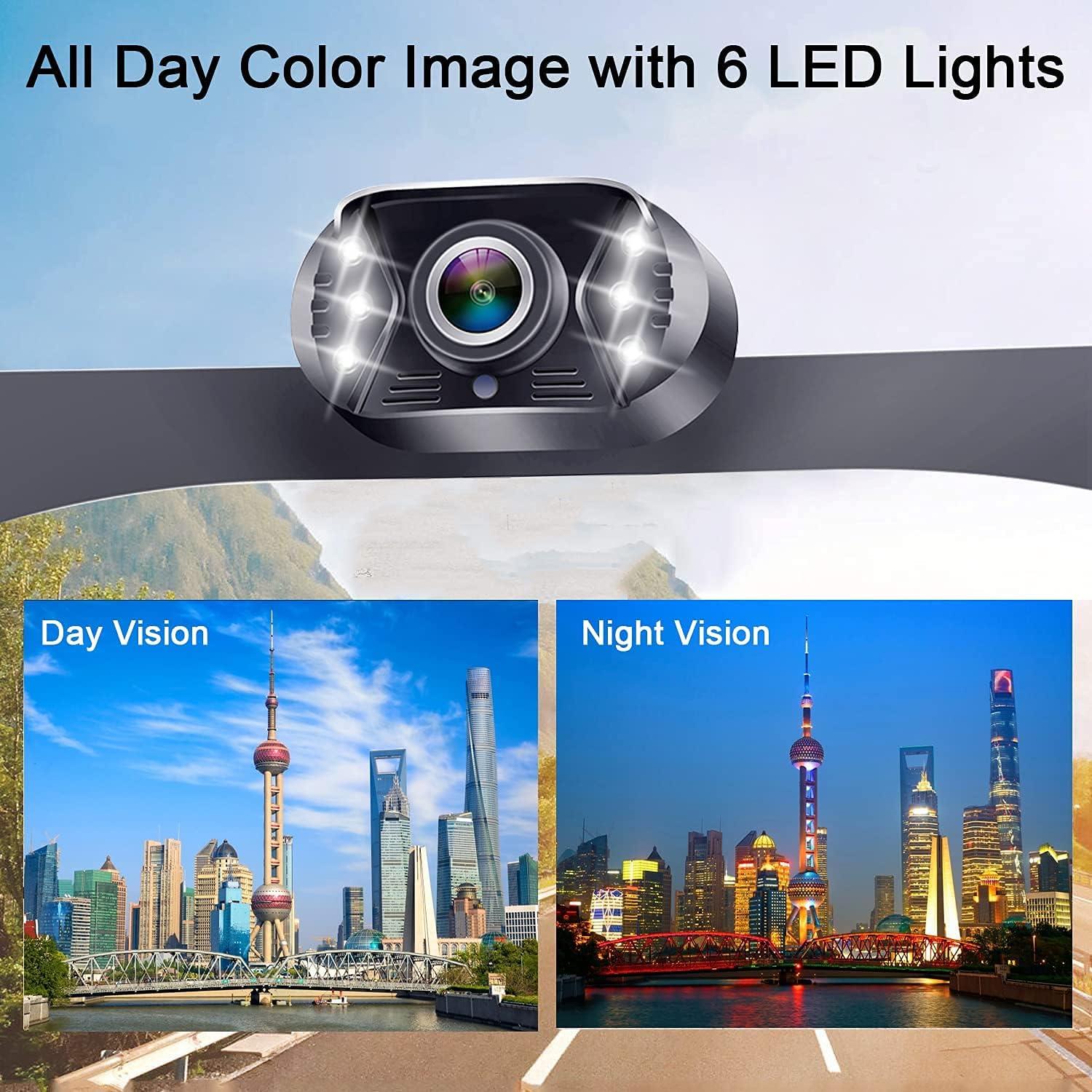 Cámara de Respaldo HD 1080P Yakry con Monitor 10.9 cm