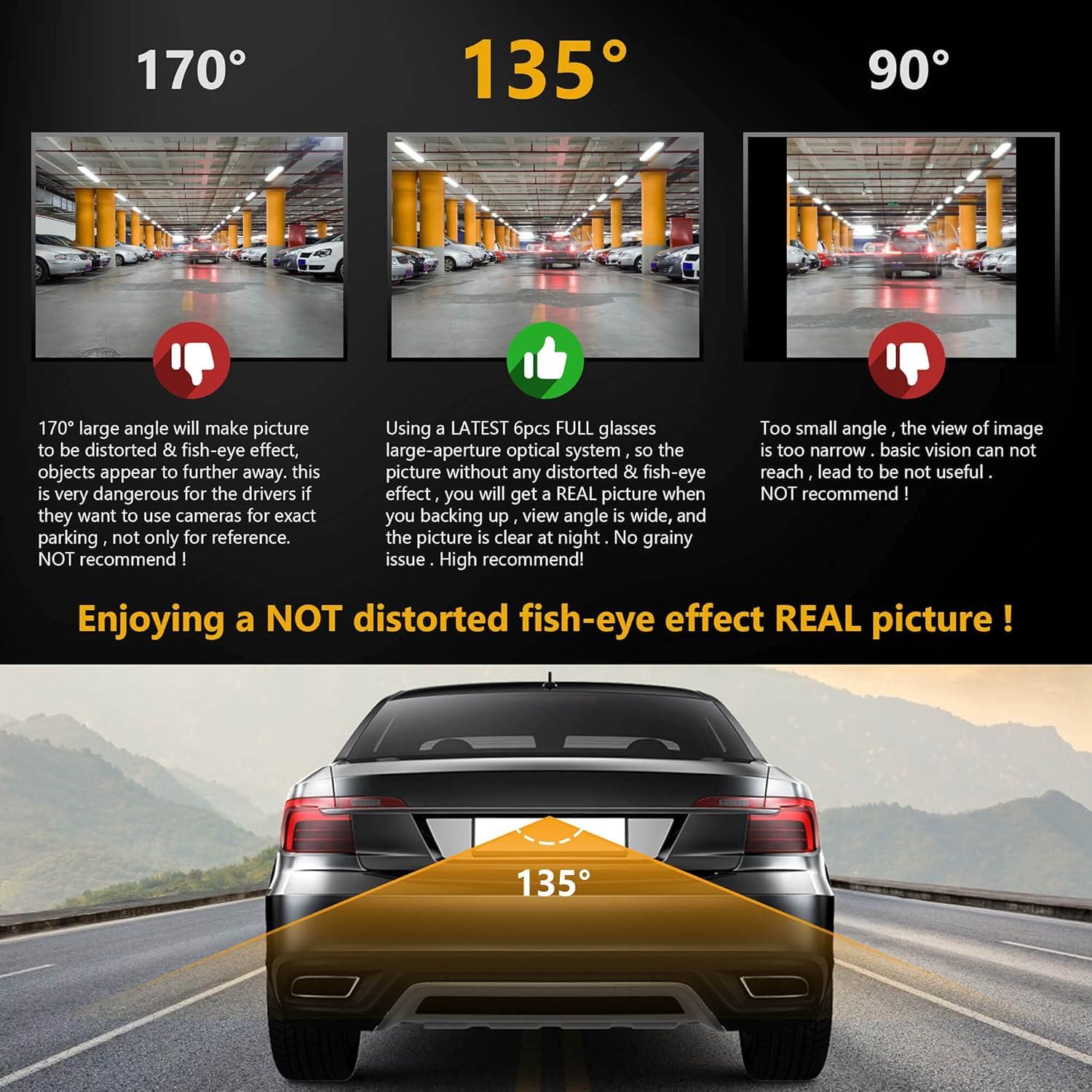 Cámara de Respaldo NATIKA WD-779 HD 720P con Visión Nocturna