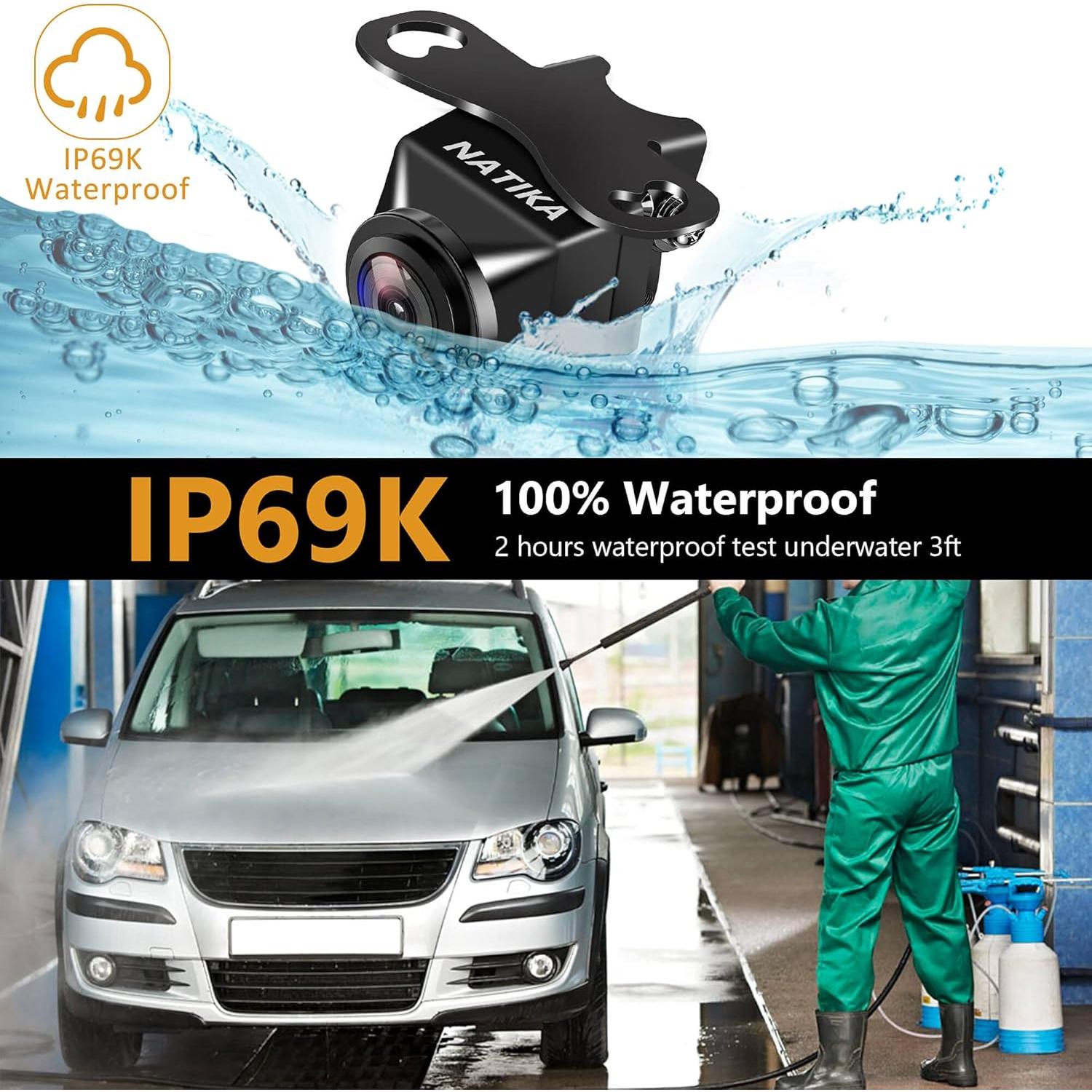 Cámara de Respaldo NATIKA WD-779 HD 720P con Visión Nocturna