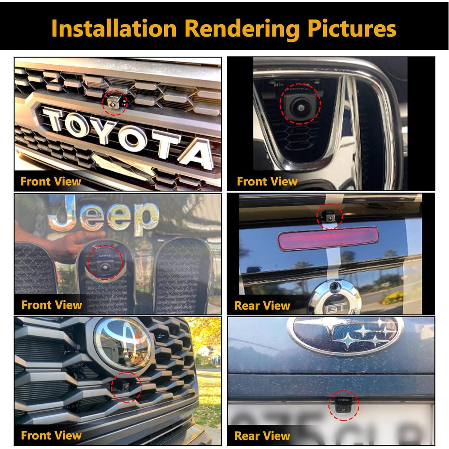 Cámara de Respaldo NATIKA WD-779 HD 720P con Visión Nocturna