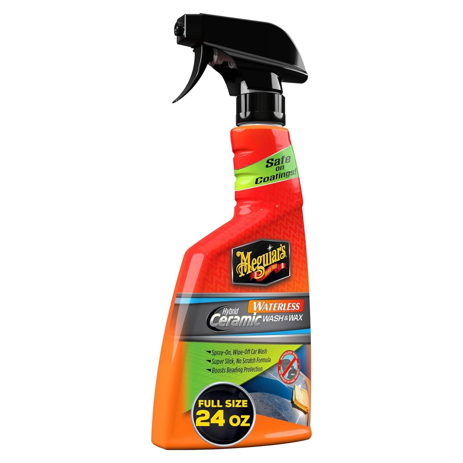 Lavado y Cera Híbrido Cerámico Sin Agua Meguiar's 24 Oz