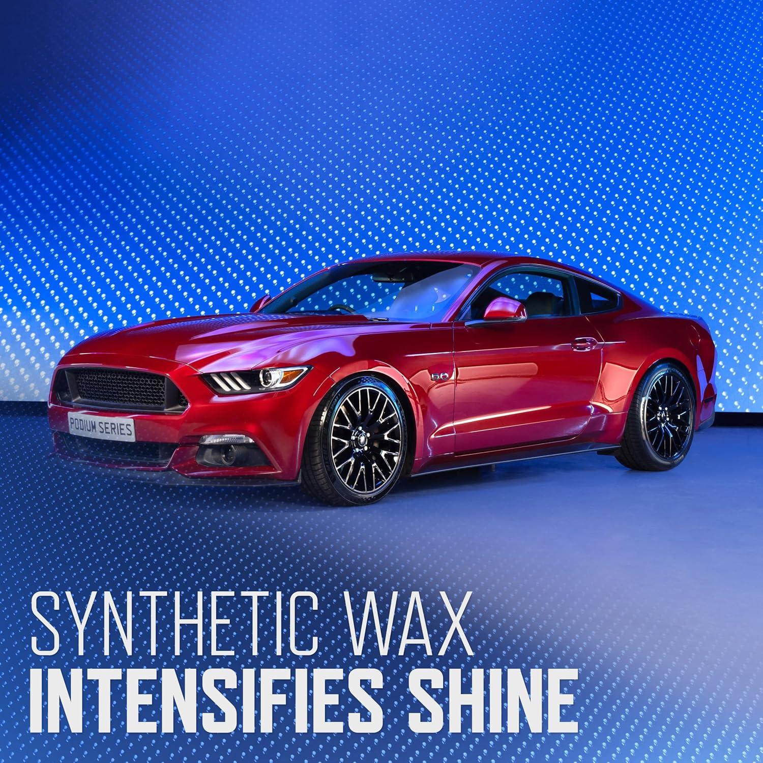 Armor All Podium Series Hybrid Ceramic Wash & Shine, 16 fl oz, 2-in-1 Car Wash and Wax Developed in Collaboration With Oracle Red Bull Racing