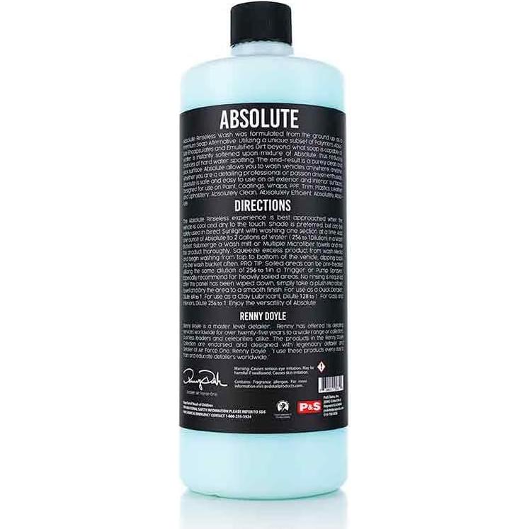 Lavado Absoluto Sin Enjuague P&S 946 ml - Jabón Premium para Autos