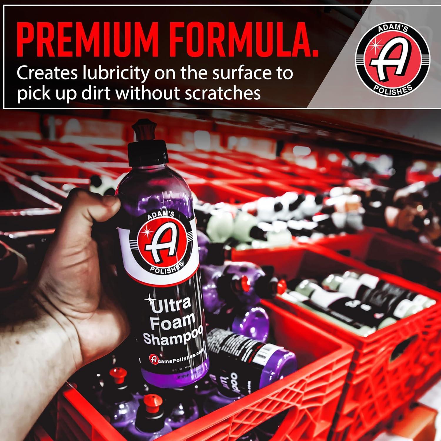 Champú Ultra Espuma Adam's Polishes 473ml - Limpieza Segura