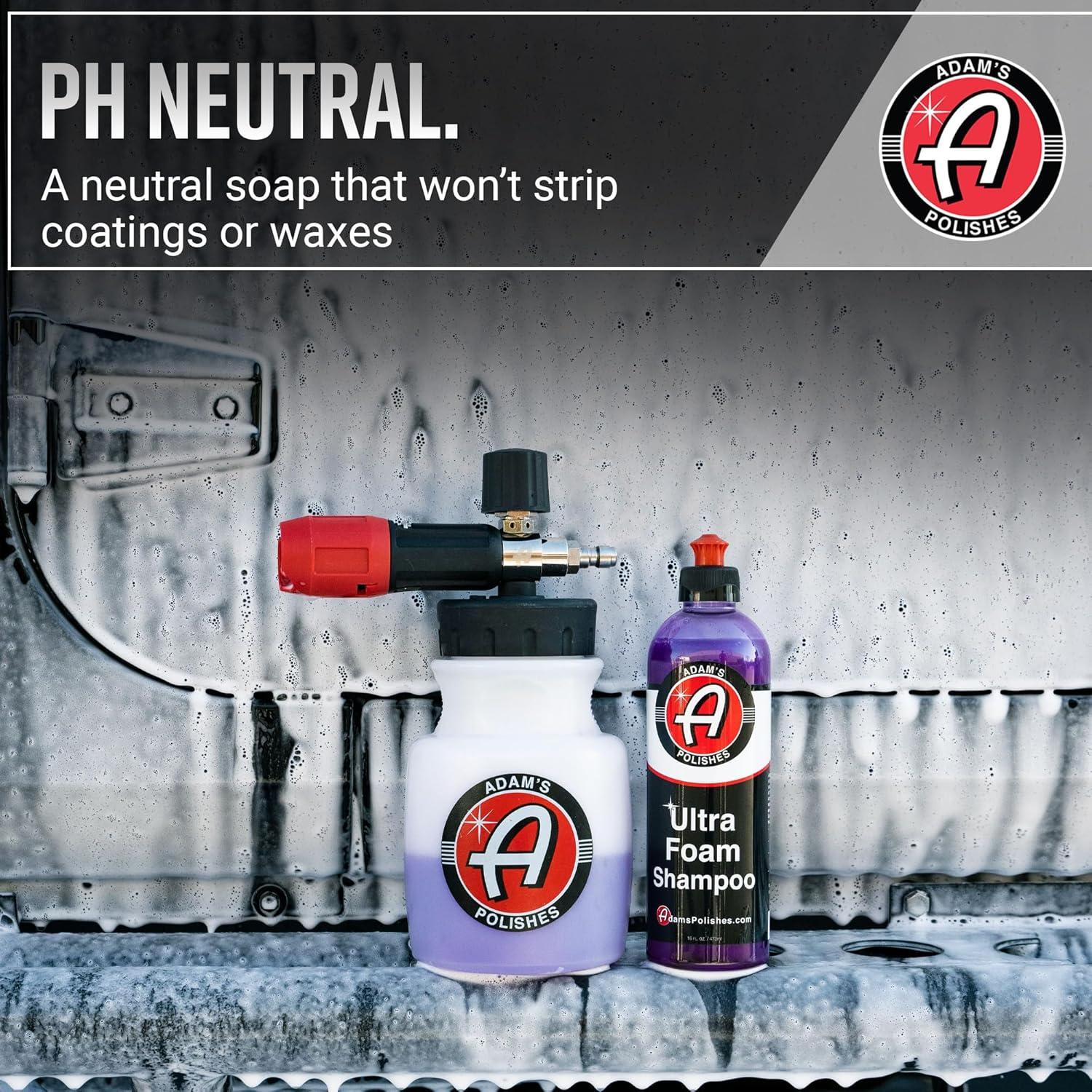 Champú Ultra Espuma Adam's Polishes 473ml - Limpieza Segura