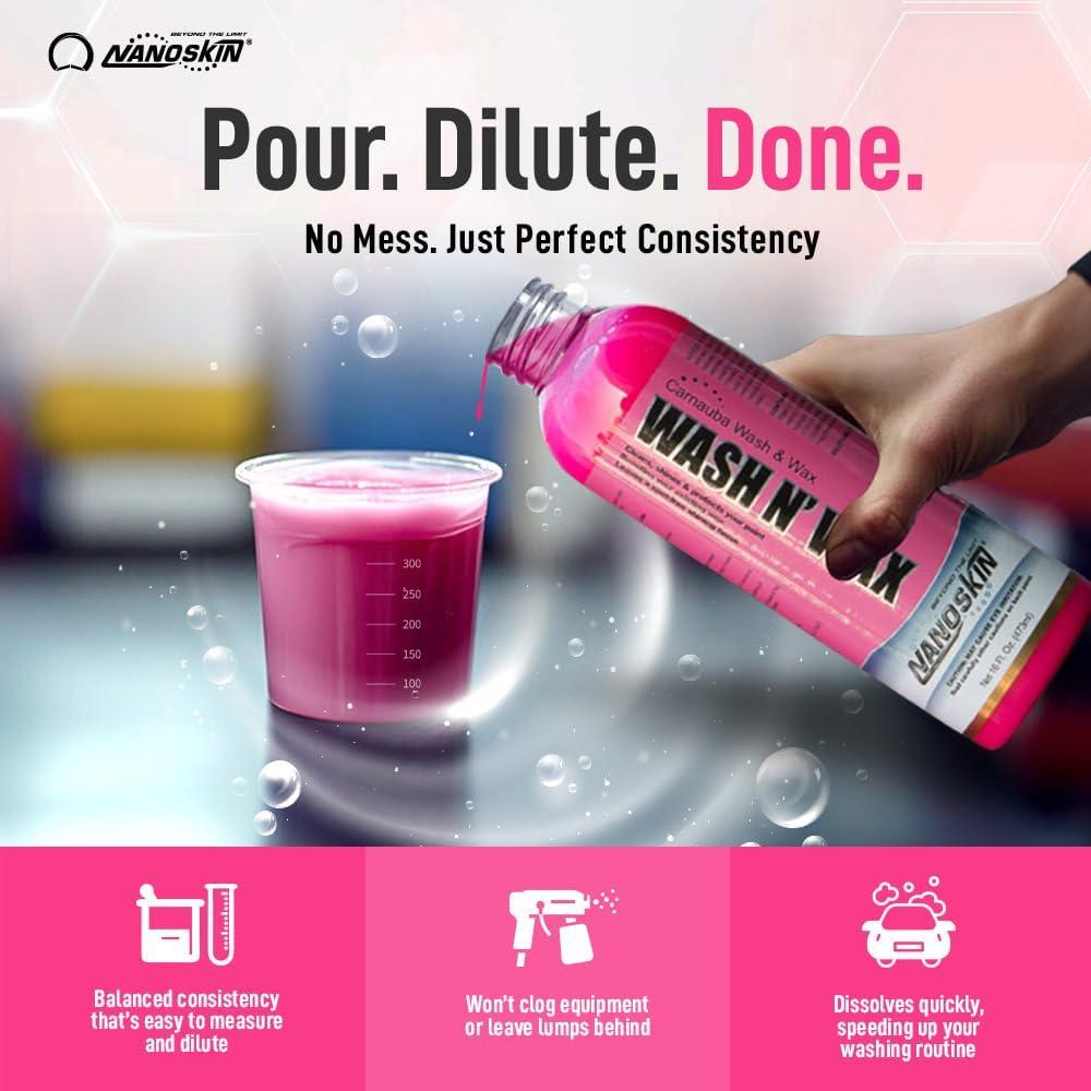 Nanoskin Lavado y Cera Carnauba 20.3 kg - Limpia y Brilla