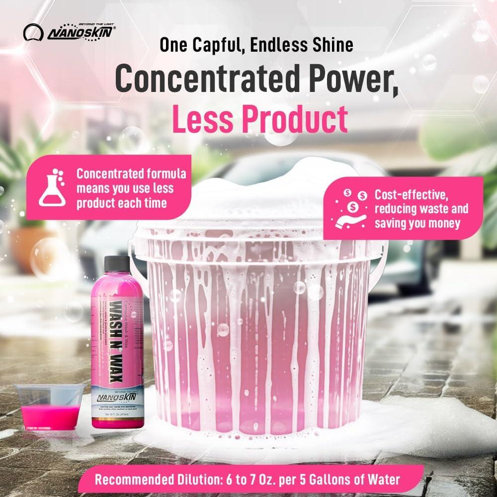 Nanoskin Lavado y Cera Carnauba 20.3 kg - Limpia y Brilla