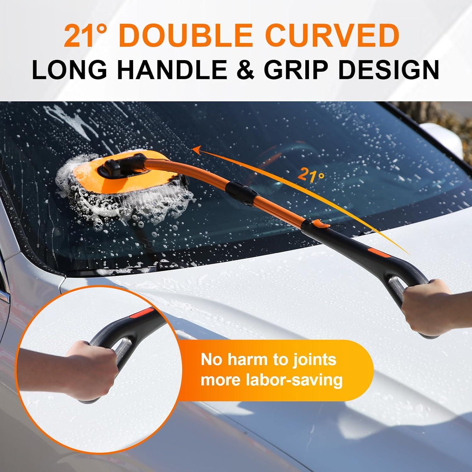 Cepillo de Lavado de Autos MOUCHOT con Mango Extensible 119 cm