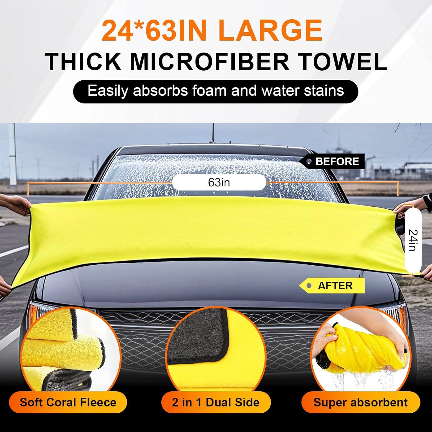 Cepillo de Lavado de Autos MOUCHOT con Mango Extensible 119 cm