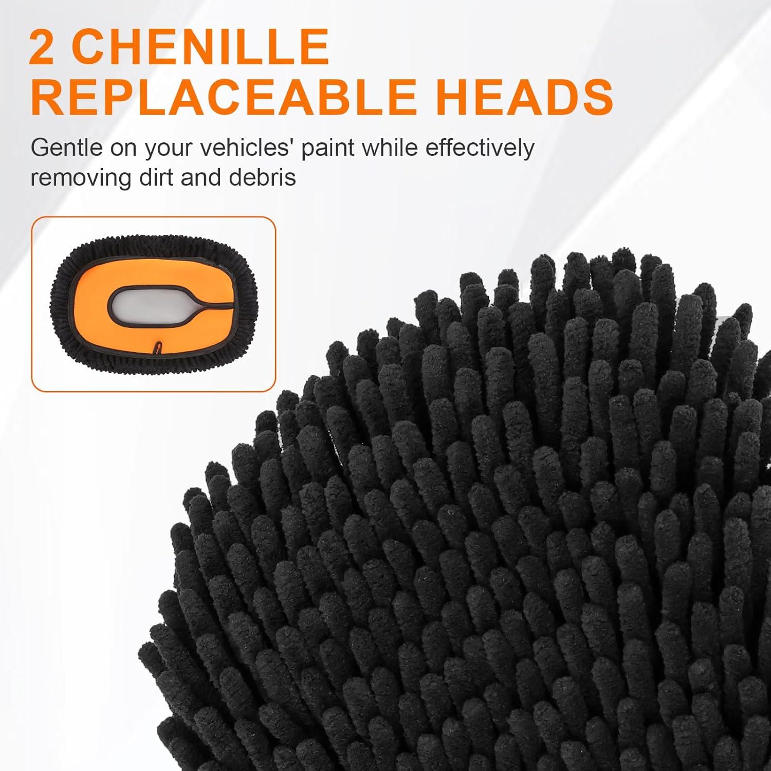 Cepillo de Lavado de Autos MOUCHOT con Mango Extensible 119 cm