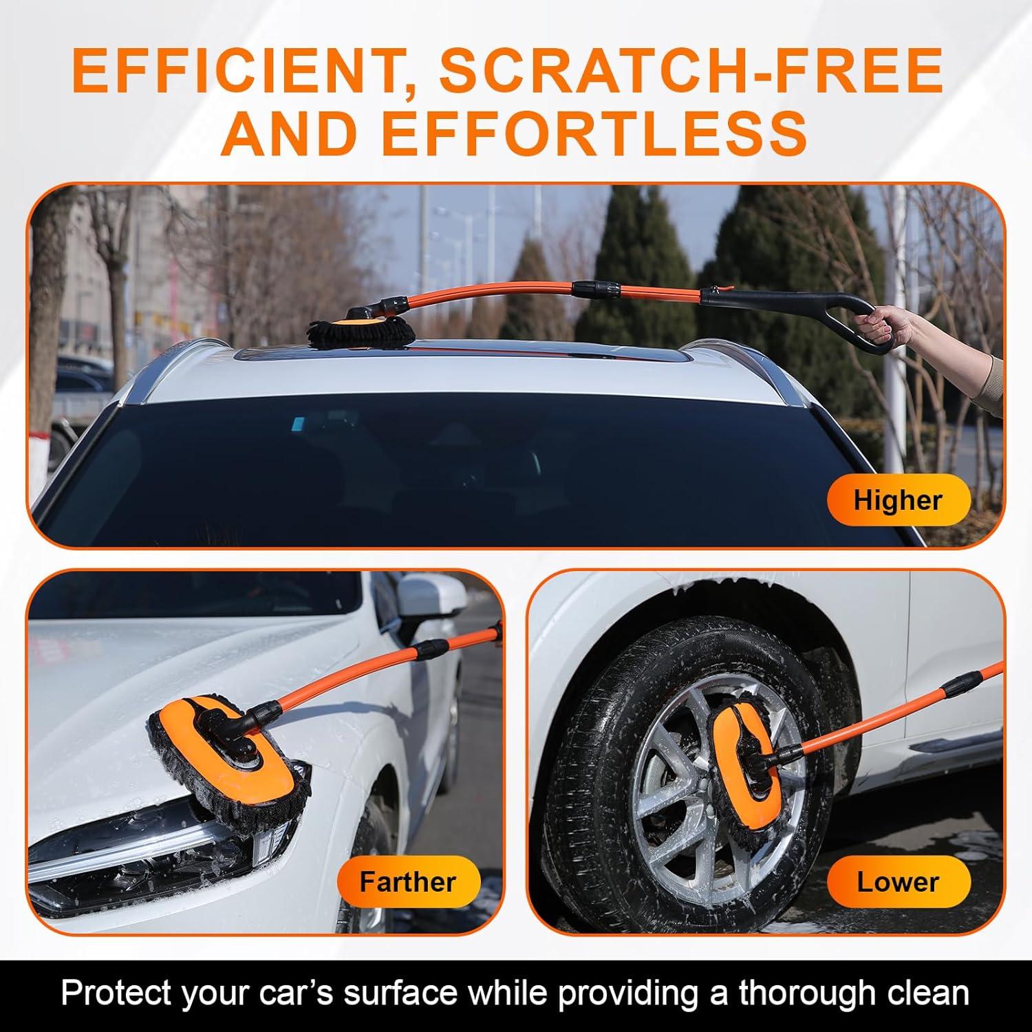 Cepillo de Lavado de Autos MOUCHOT con Mango Extensible 119 cm