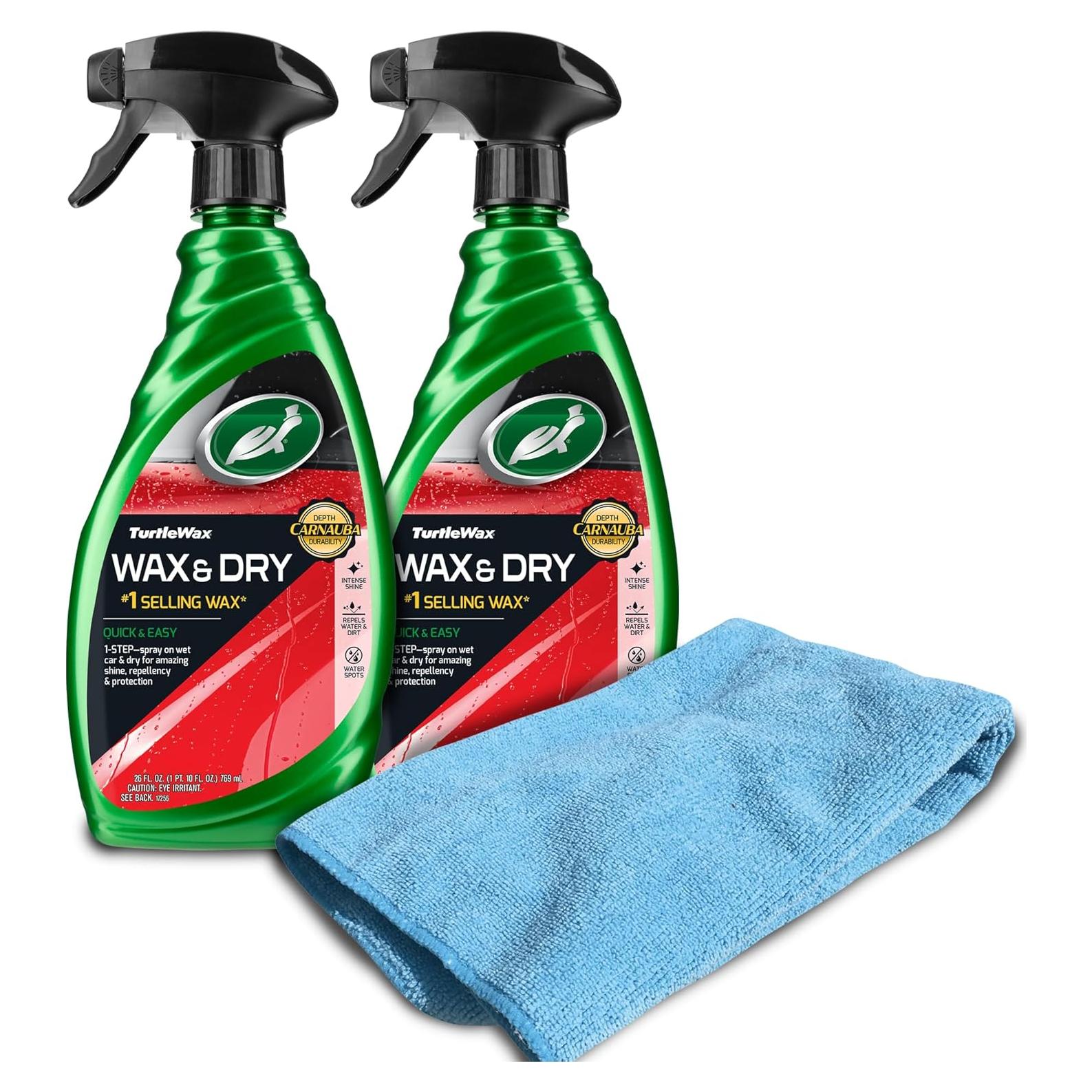 Cera Turtle Wax 50834 2 Botellas 26 oz + Toalla Microfibra