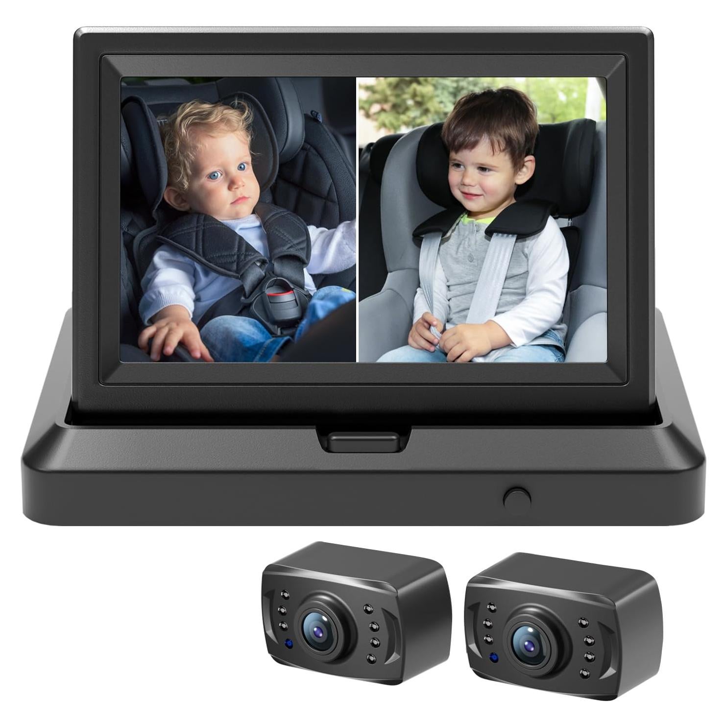 Cámara de Coche para Bebé Itomoro HD 1080P 5" Doble Canal