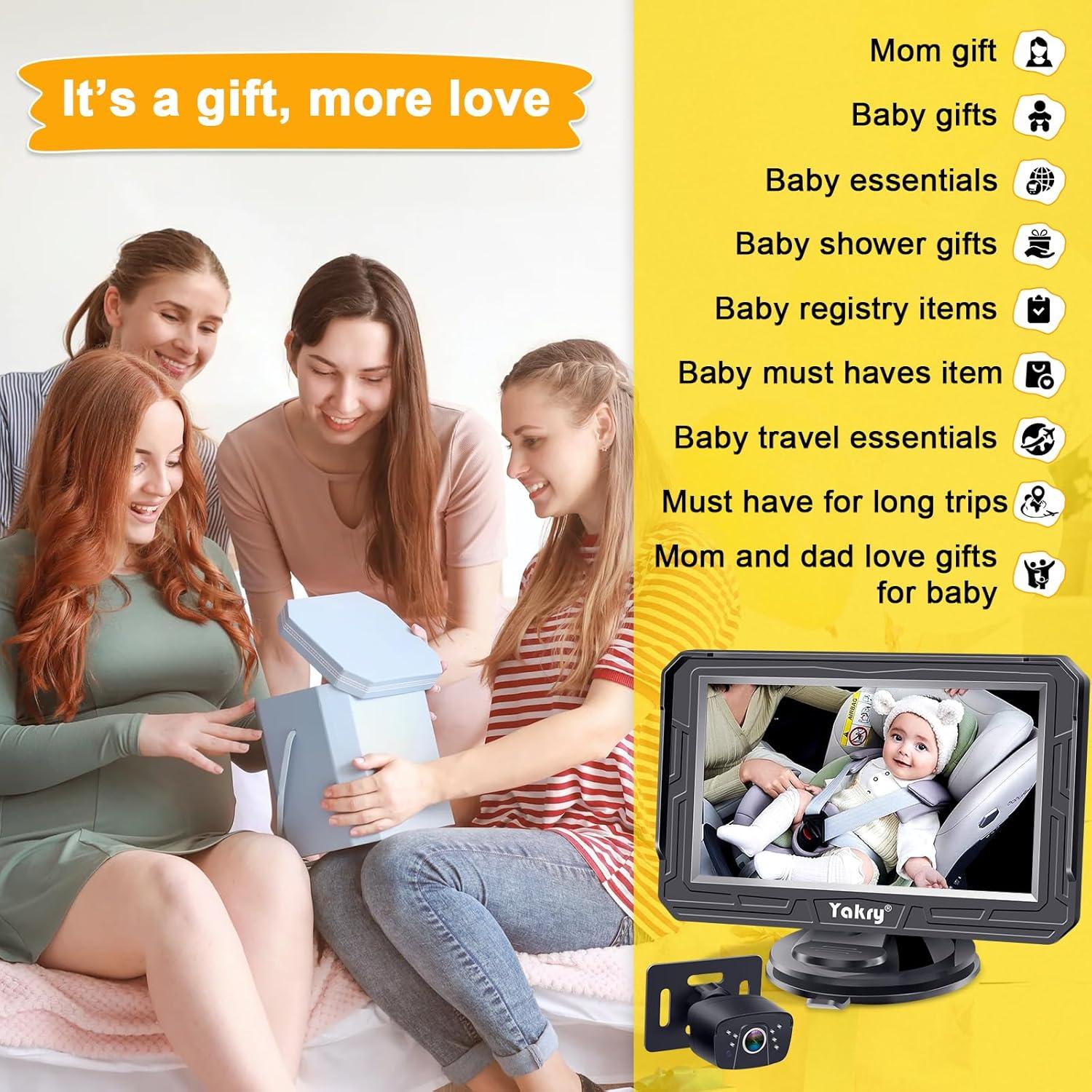 Cámara para Bebés Yakry Y60 - 2 Paquetes, HD 1080P, Visión Nocturna