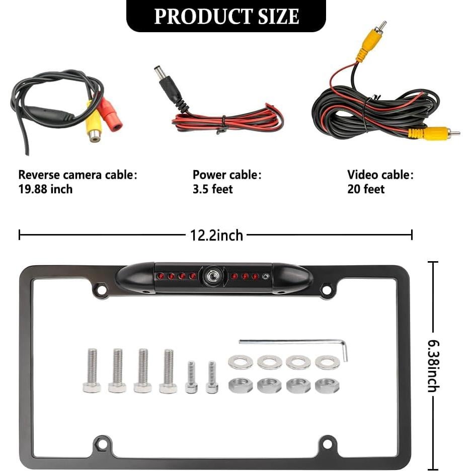 Cámara de Respaldo Salior HD para Camión con Visión Nocturna