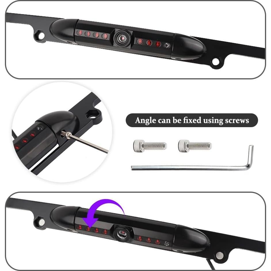 Cámara de Respaldo Salior HD para Camión con Visión Nocturna