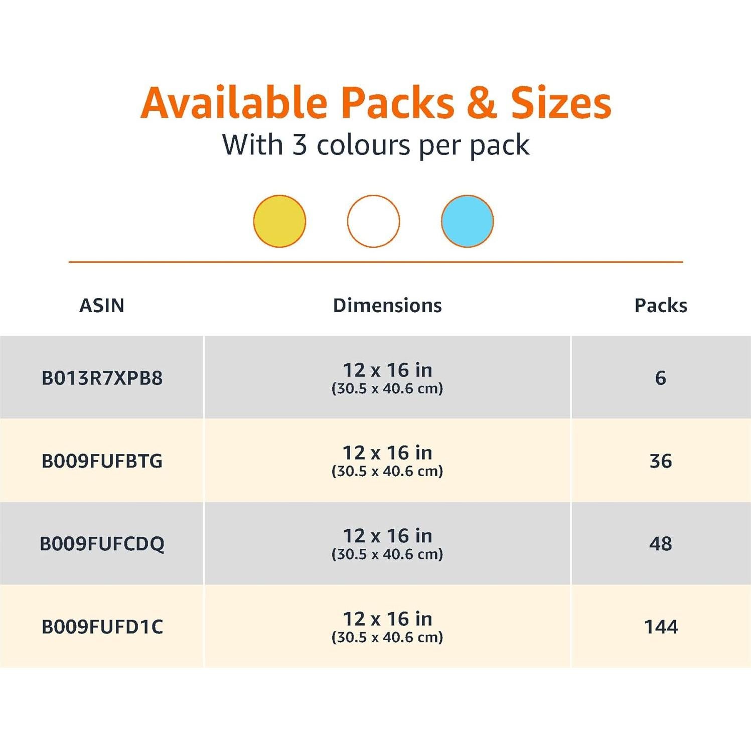 Paños de limpieza de microfibra Amazon Basics 144-Pack 40.64x30.48cm