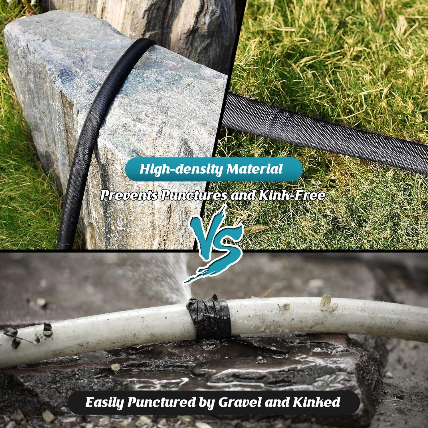 Manguera de Jardín No Expandible 30.48m CXEZSIK con Boquilla 10 Funciones