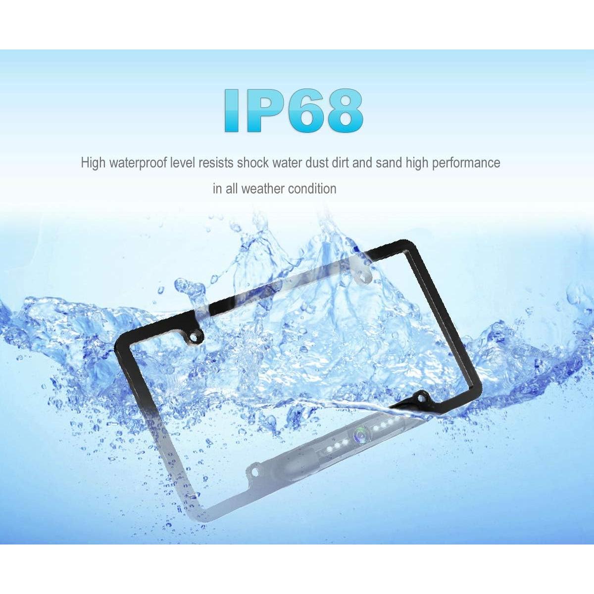 Cámara de Respaldo HD JPP con Visión Nocturna y 7 LEDs