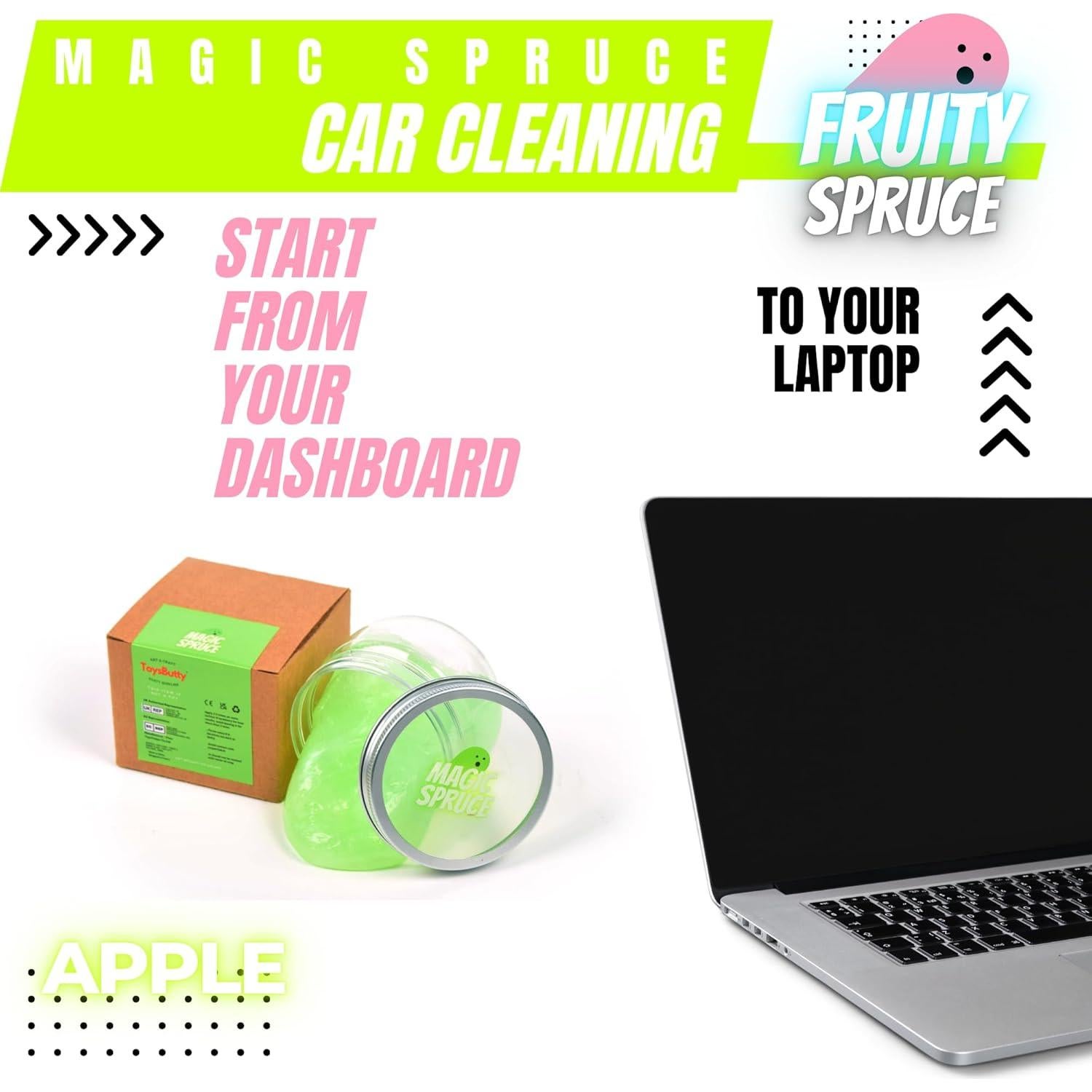 Gel de Limpieza FruitySpruce ToysButty 140ml Aroma Manzana