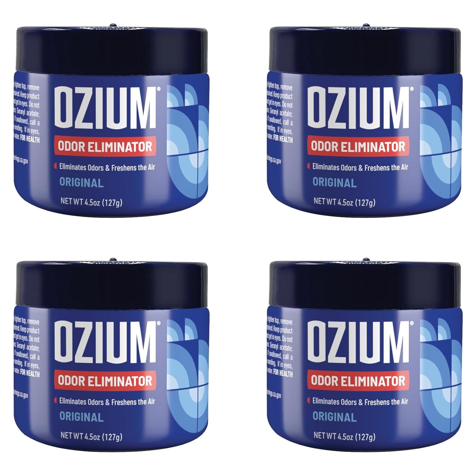 Gel Eliminador de Olores Ozium 127 g Original Paquete de 4