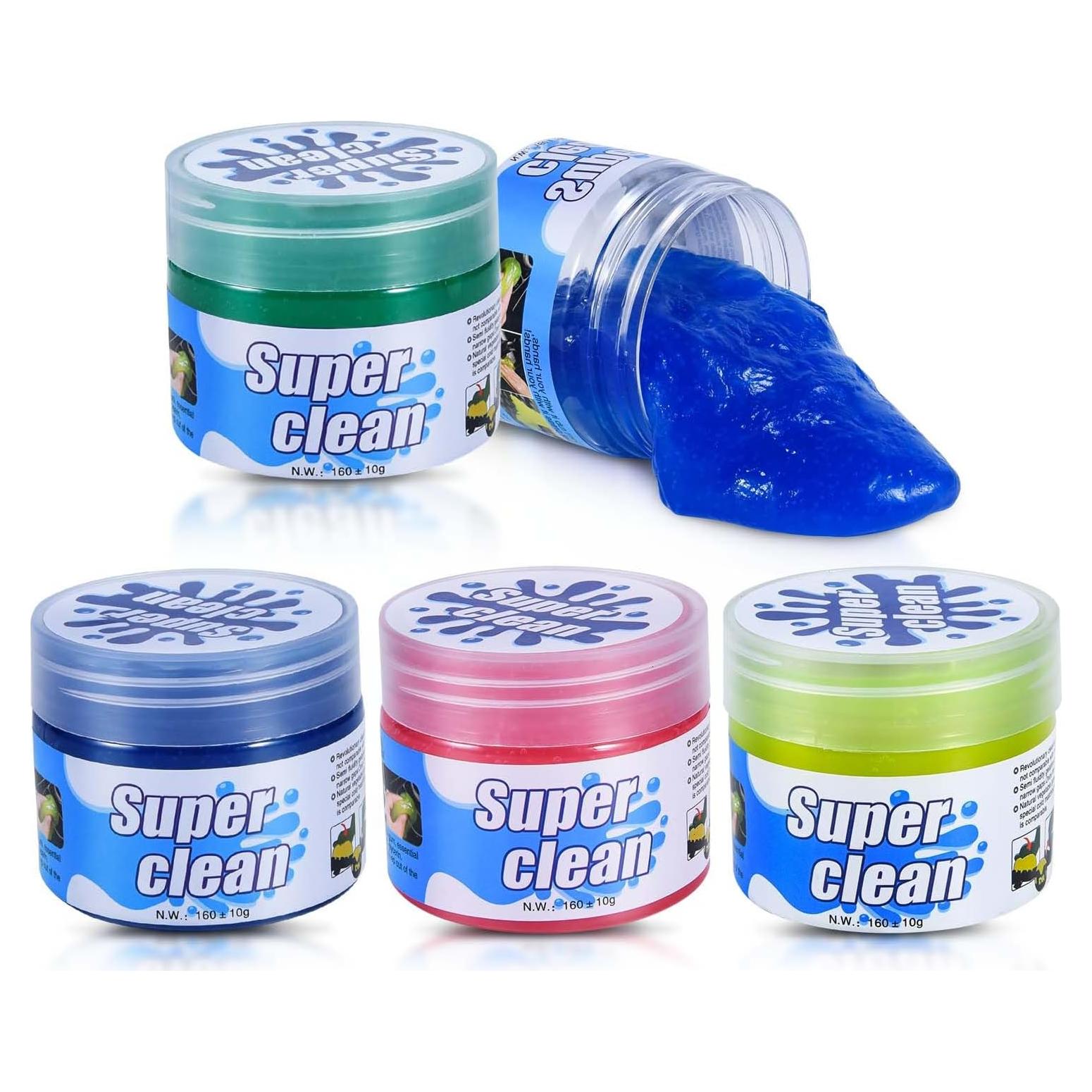 Gel de Limpieza para Automóviles SenseYo 4 Pack 160g Colores