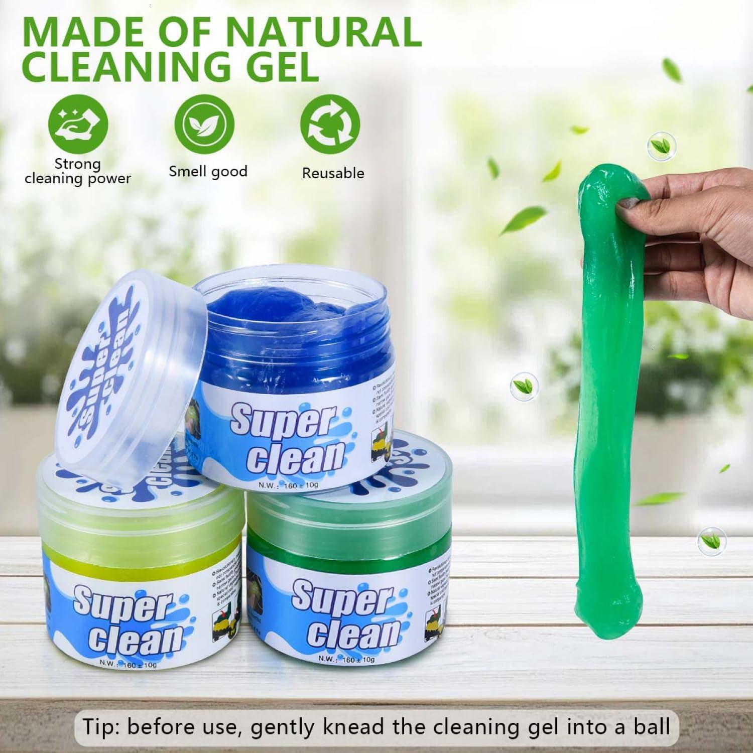 Gel de Limpieza para Automóviles SenseYo 4 Pack 160g Colores