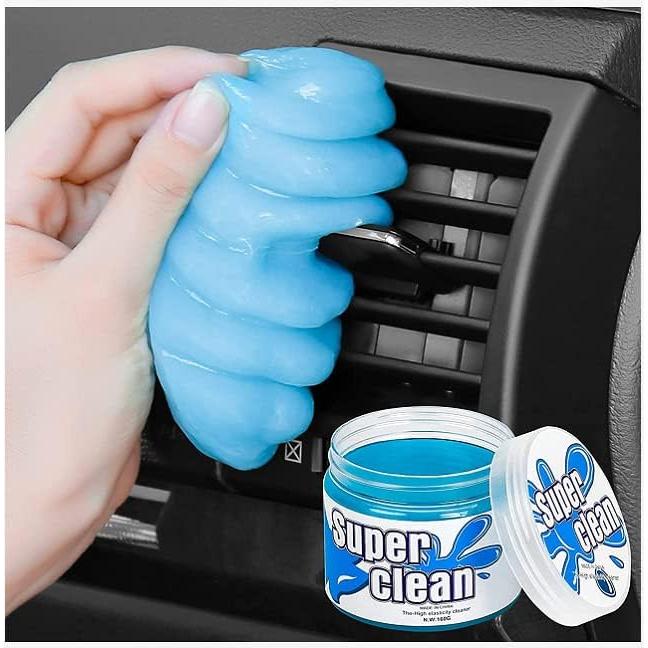 SB Parts Cleaning Gel for Car, Universal Detailing Automotive Dust, Detail Removal Cleaning Keyboard Cleaner for Car Vents, PC, Laptops, Home Appliance, (Blue)… (1)