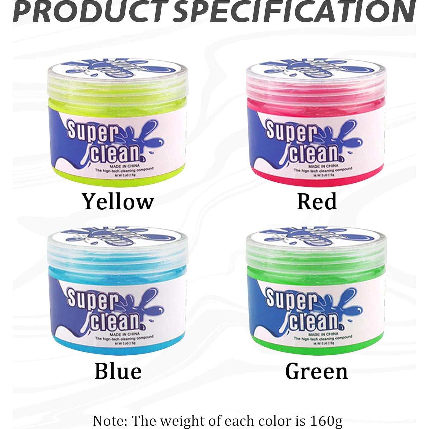 Gel de Limpieza de Autos vvag - 4 Paquetes Reutilizables