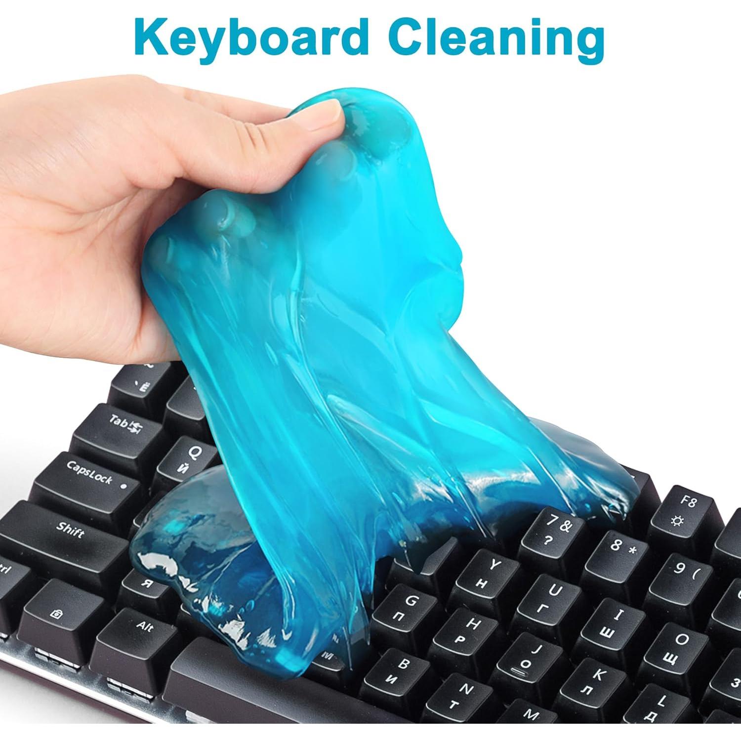 Gel de limpieza para automóviles FiveJoy 200g reutilizable azul