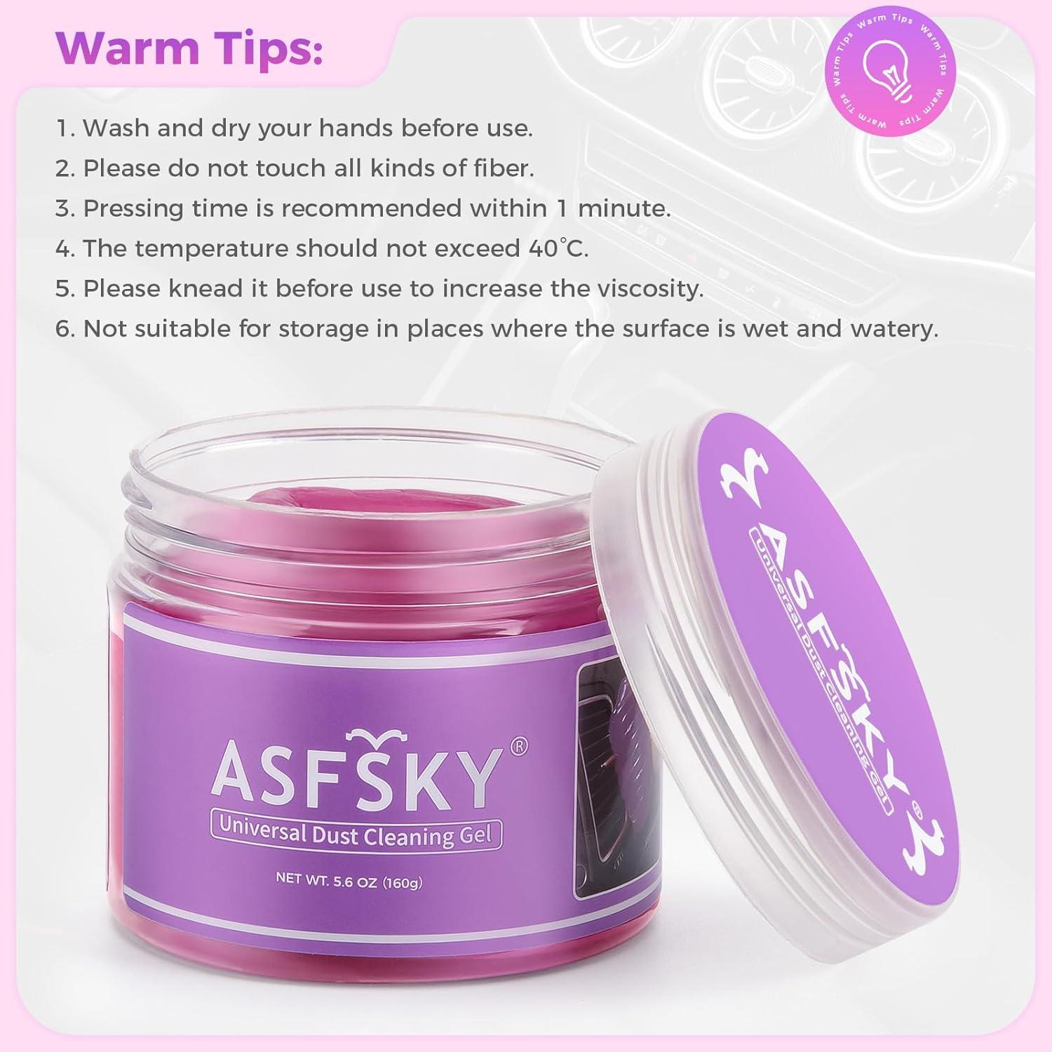 Gel Limpiador Universal ASFSKY 160g para Teclados y Coche