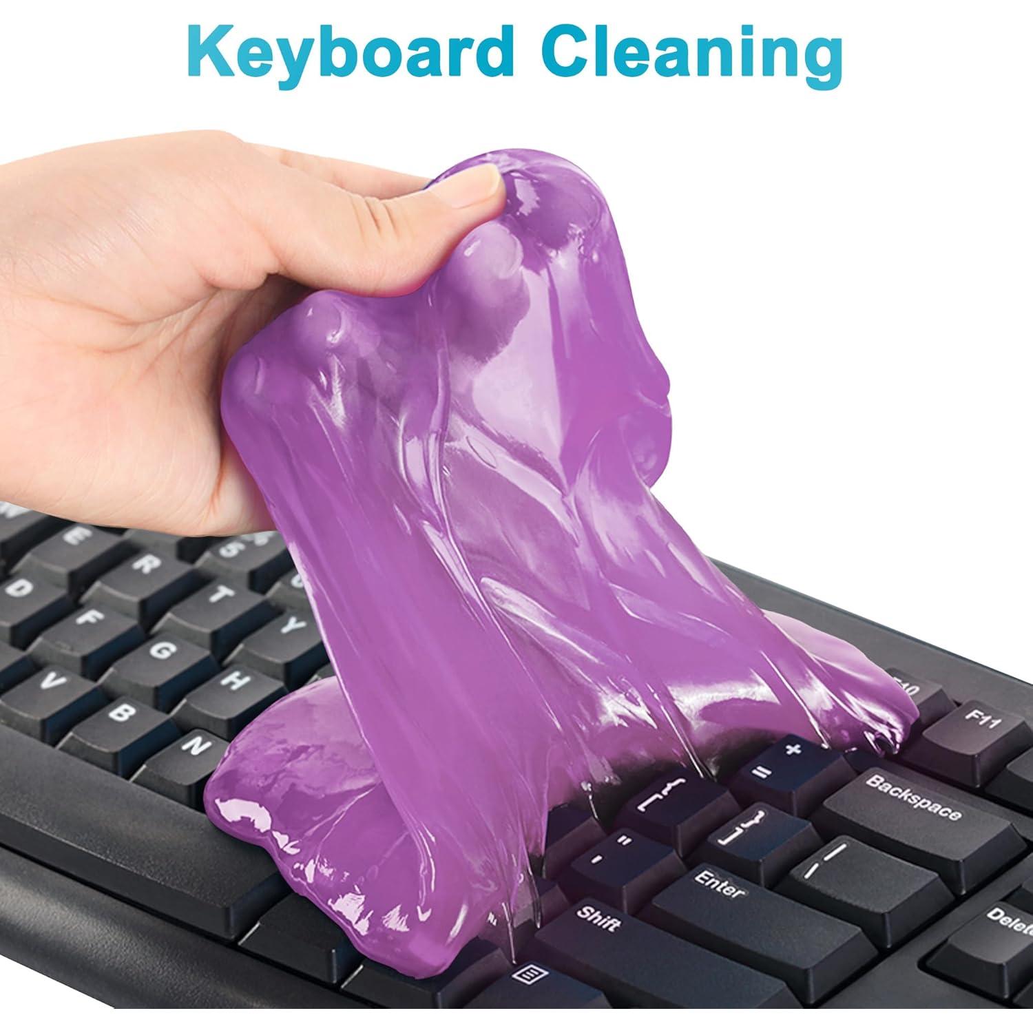 Kit de Gel de Limpieza de Autos FiveJoy 2Pack Púrpura 317g