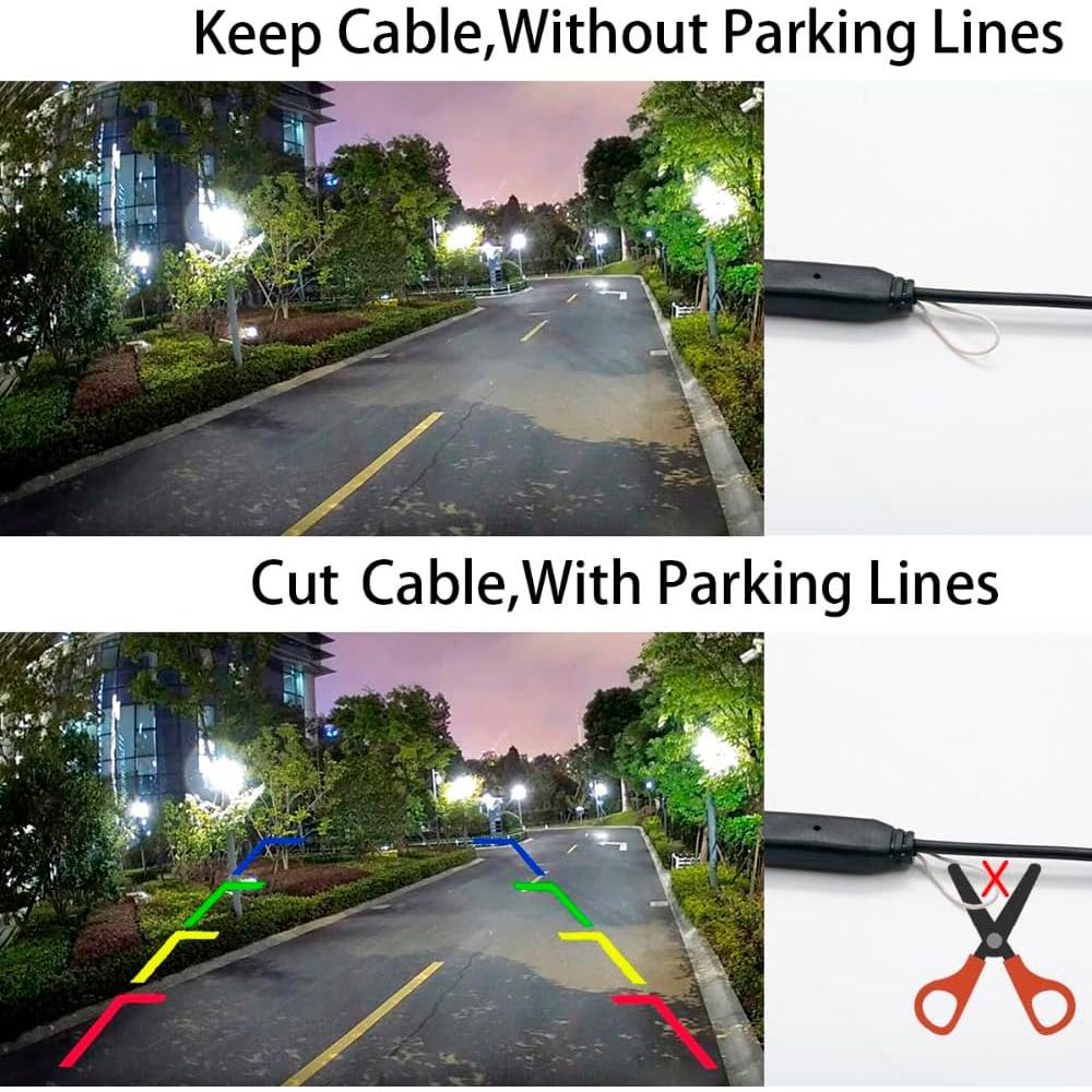 Vlicevrn CCD Car Rear View Camera Trunk Handle with Fish Eye Lens Night Vision Backup Parking Camera Waterproof IP68 Vehicle Camera for BMW 3 F30 F31 F34 / 330D Touring / X3 F25 F35 / 5 F10 F11 F07