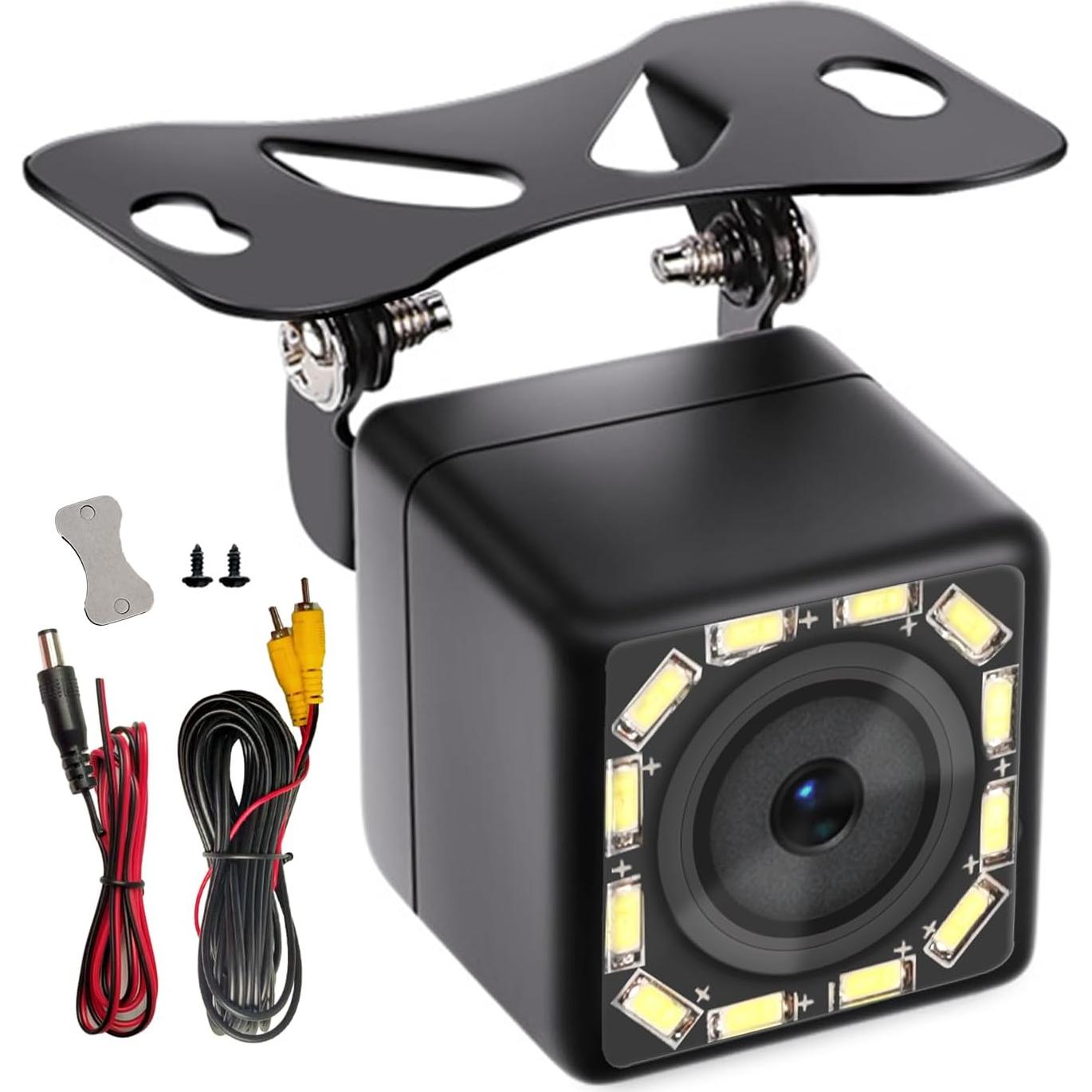 Cámara de Respaldo Impermeable Adehoei 12 LED HD Universal