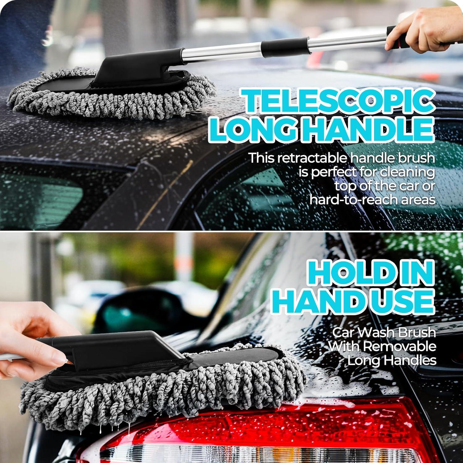 Kit de Detallado de Autos ALFLOD 30 Piezas con Gel y Cepillos