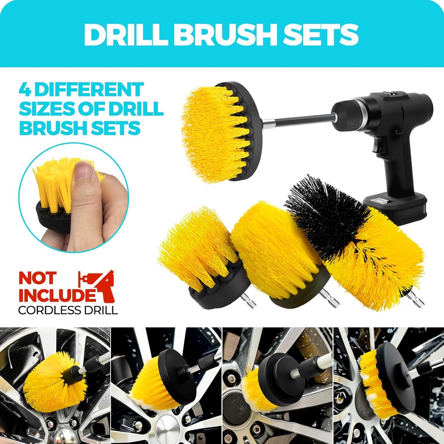 Kit de Detallado de Autos ALFLOD 30 Piezas con Gel y Cepillos