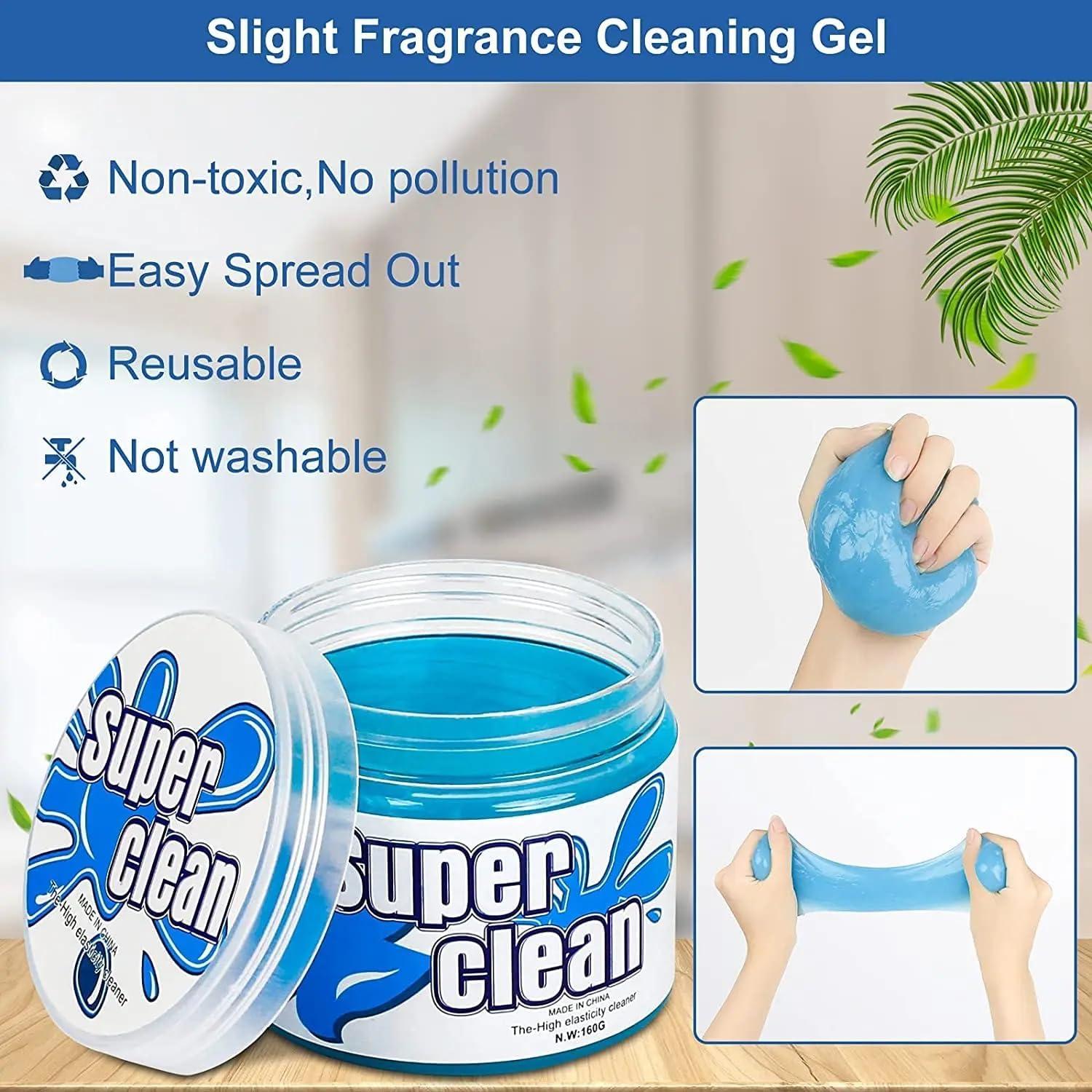 Kit de Limpieza de Gel para Autos Genérico Super Clean Azul