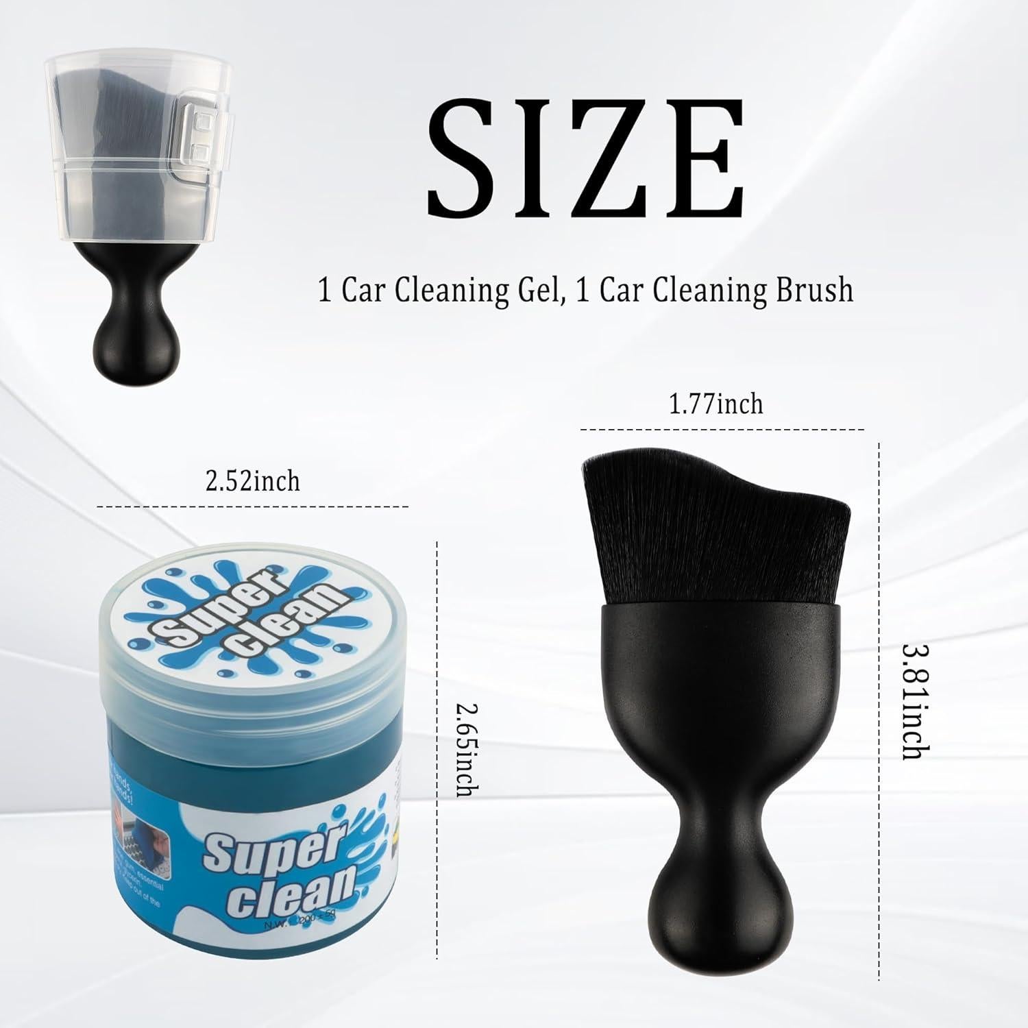 Kit de Limpieza Interior de Auto OFBAND con Gel y Cepillo