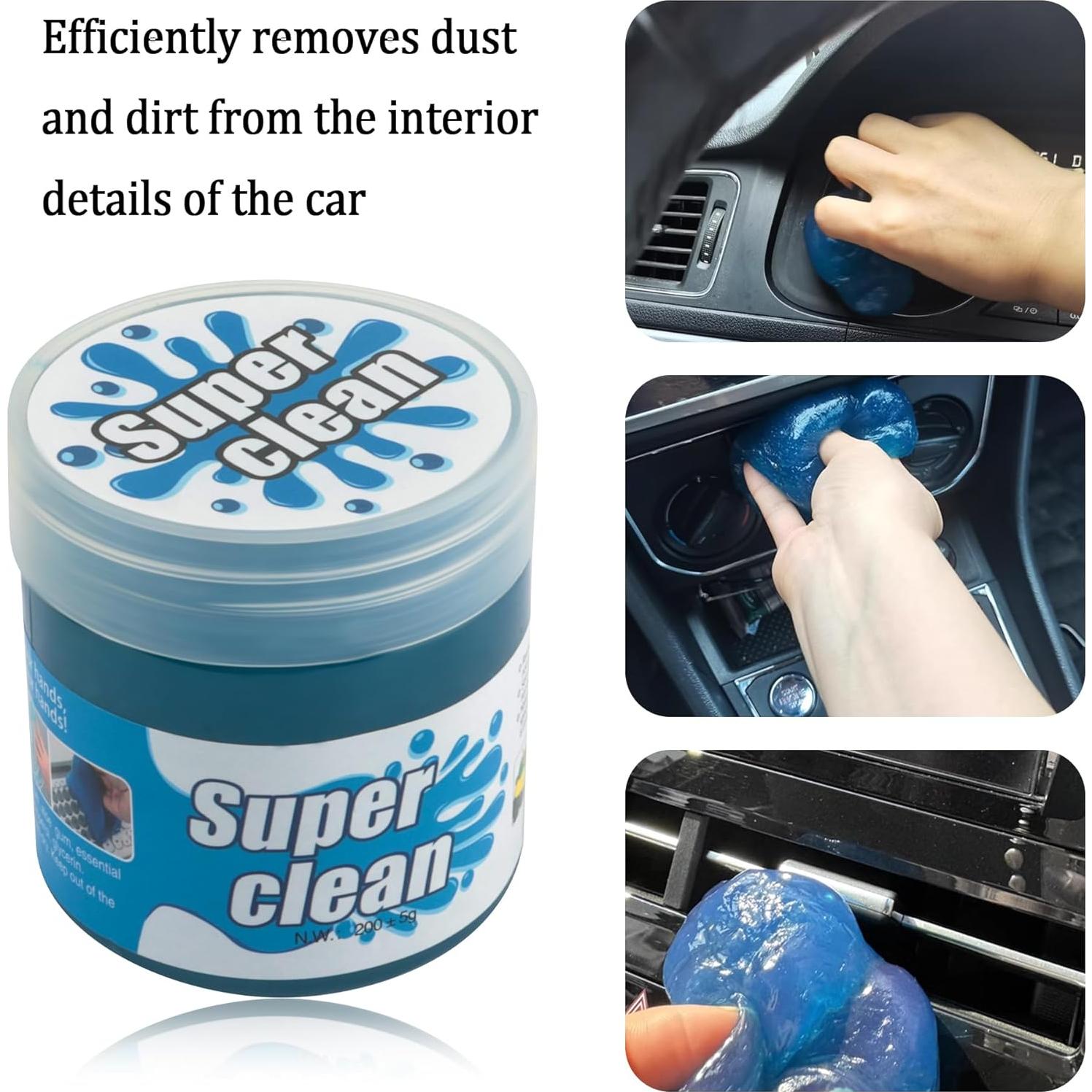 Kit de Limpieza Interior de Auto OFBAND con Gel y Cepillo