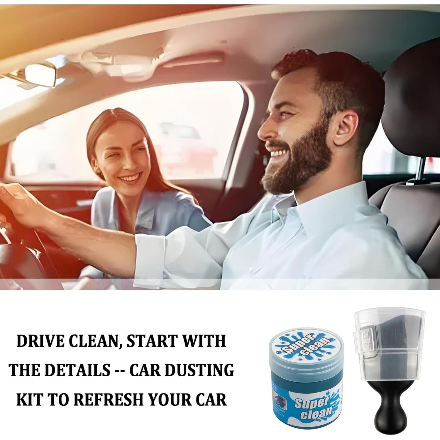 Kit de Limpieza Interior de Auto OFBAND con Gel y Cepillo